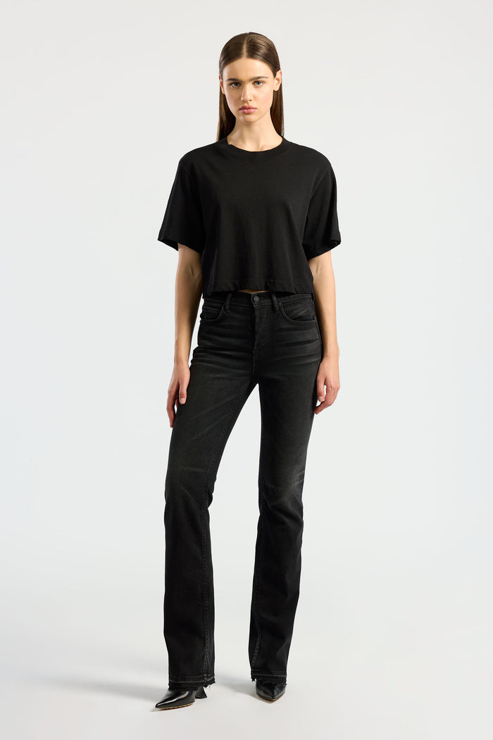 Cotton Citizen Tokyo Crop Tee Jet Black