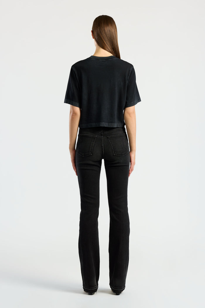 Cotton Citizen Tokyo Crop Tee Vintage Black