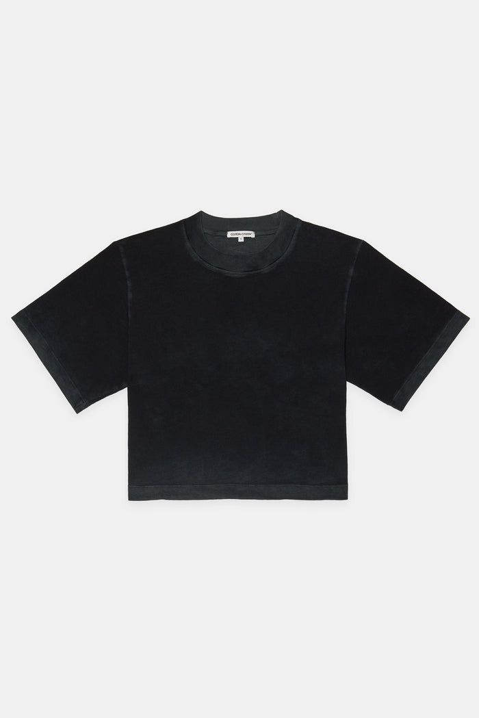 Cotton Citizen Tokyo Crop Tee Vintage Black