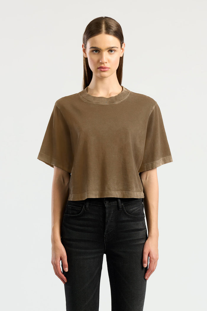 cotton citizen Tokyo Crop Tee Vintage Chai
