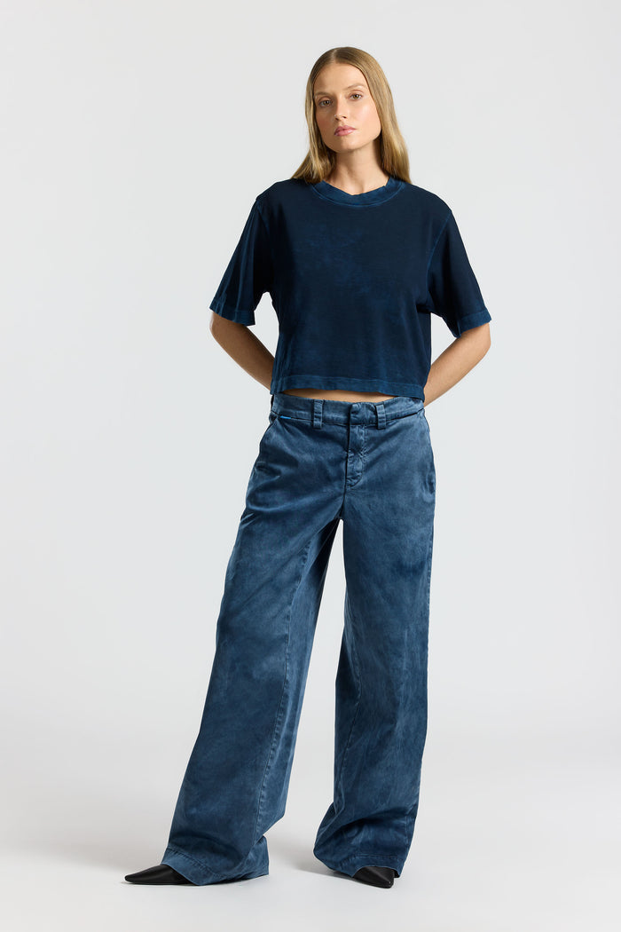 Cotton Citizen Tokyo Crop Tee Vintage Navy