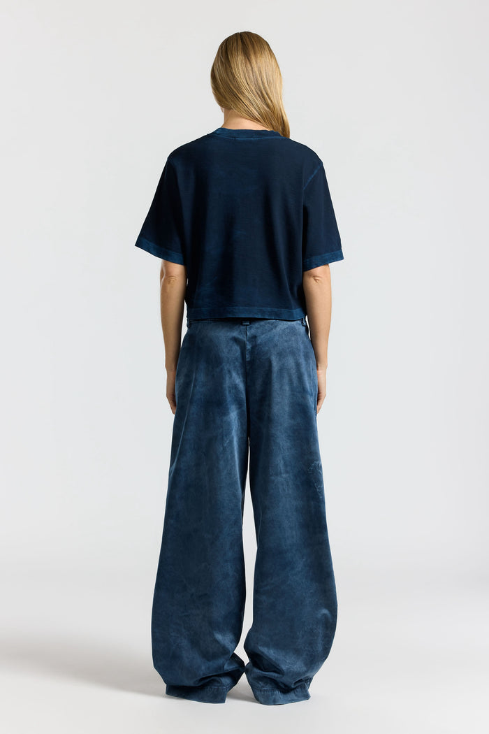 Cotton Citizen Tokyo Crop Tee Vintage Navy