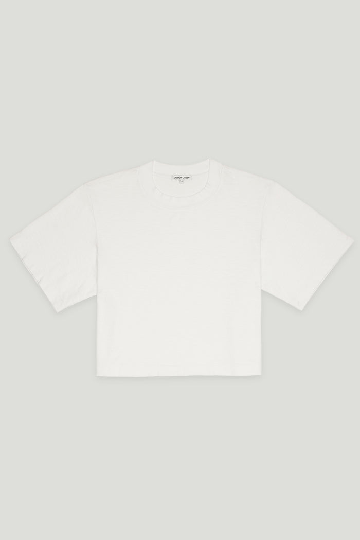 Cotton Citizen Tokyo Crop Tee White