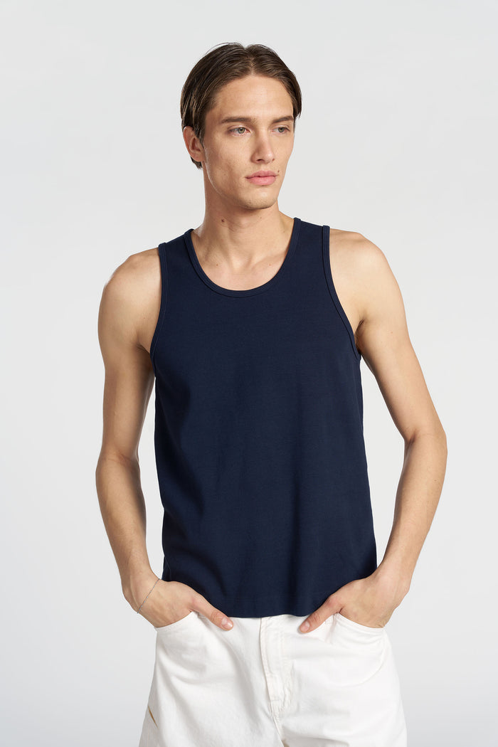 cotton citizen Tyler Tank Super Navy