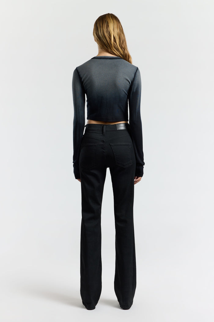 Cotton Citizen Verona Crop Shirt Black Cast