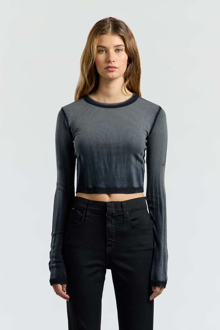 cotton citizen Verona Crop Shirt Black Cast