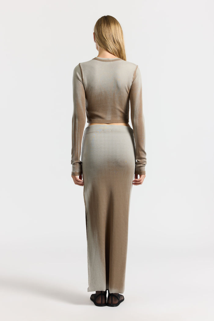 Cotton Citizen Verona Crop Shirt Camel Cast