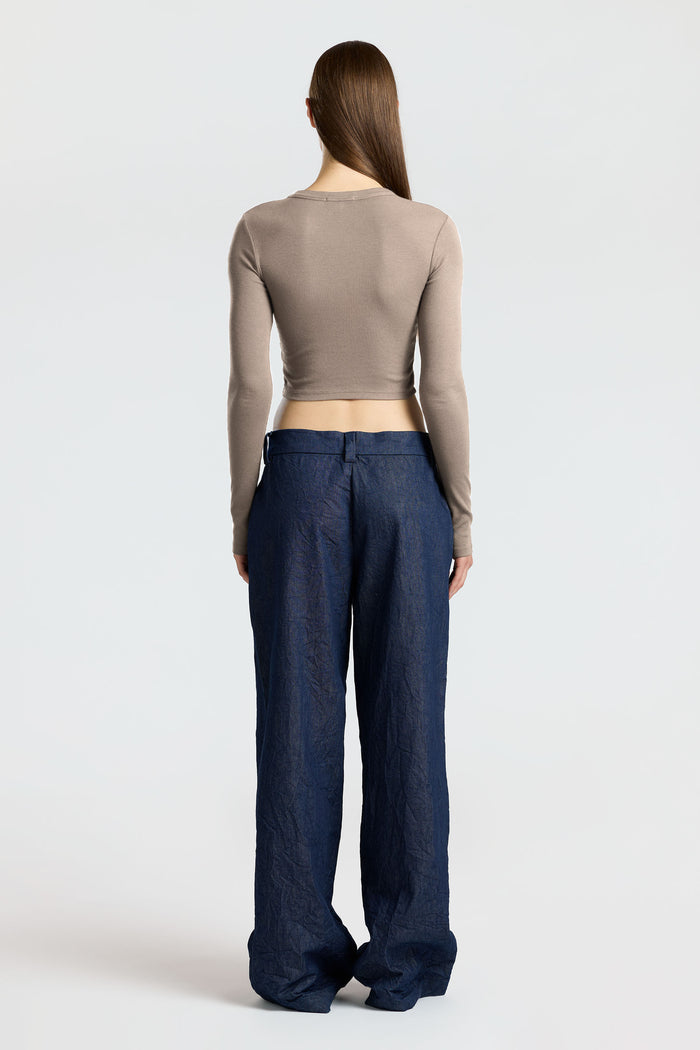 Cotton Citizen Verona Crop Shirt Dove