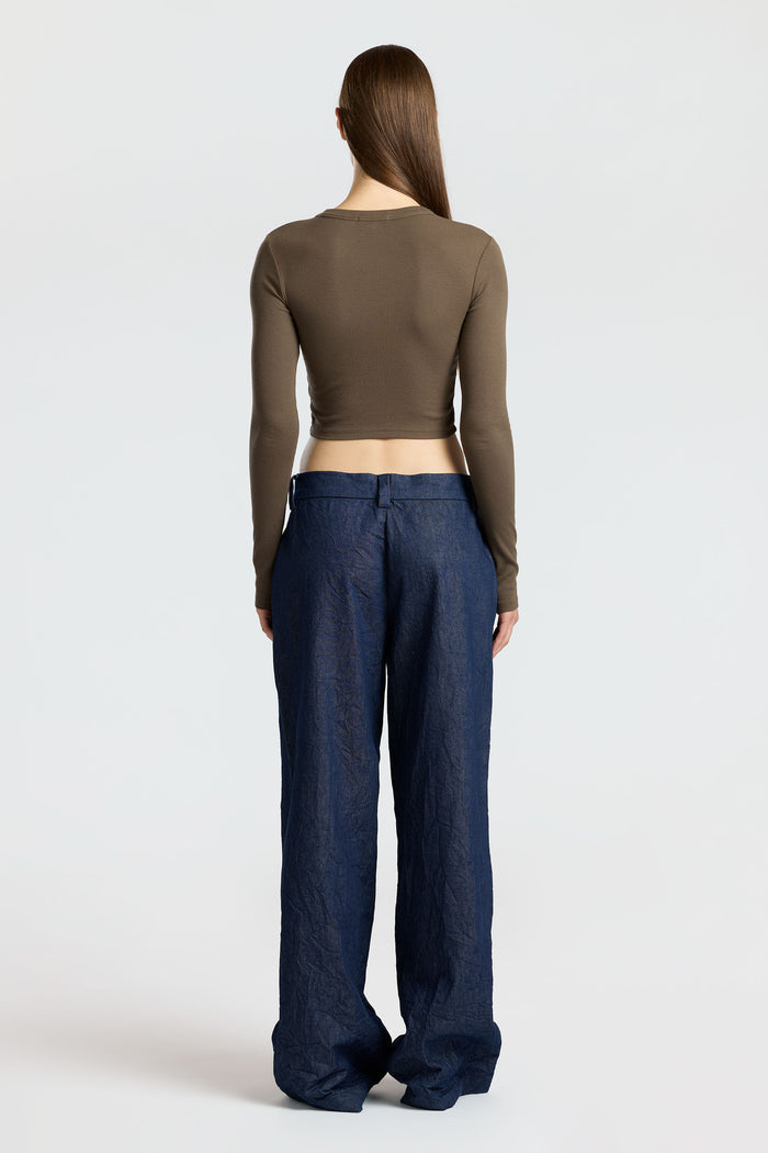 Cotton Citizen Verona Crop Shirt Fossil