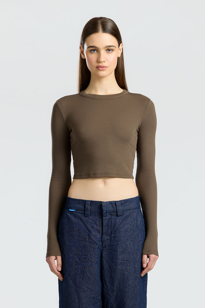 cotton citizen Verona Crop Shirt Fossil