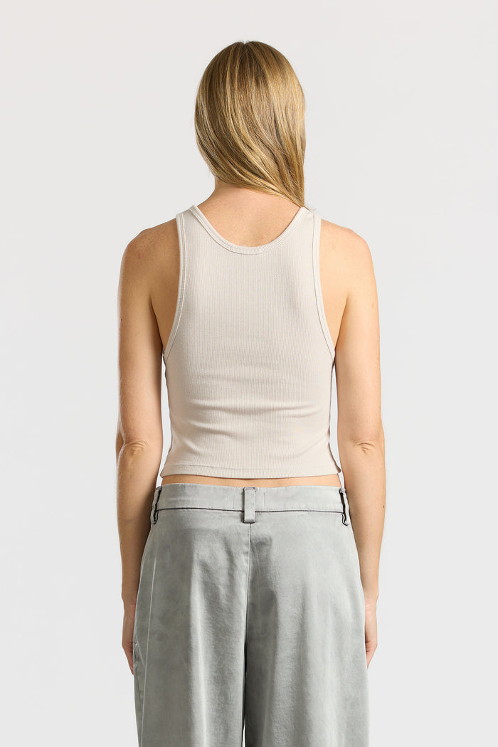 Cotton Citizen Verona Crop Tank Fog
