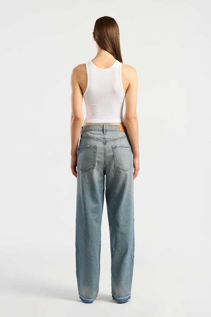 Cotton Citizen Verona Crop Tank White