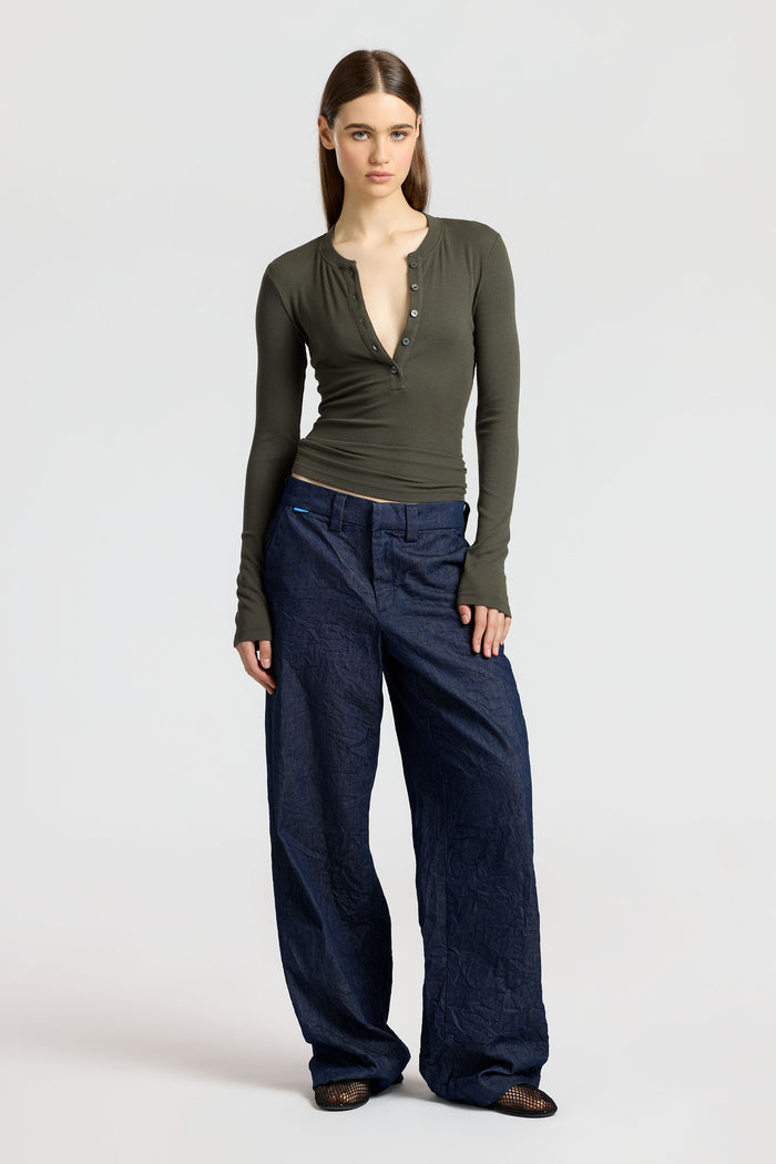 Cotton Citizen Verona Henley Alpine