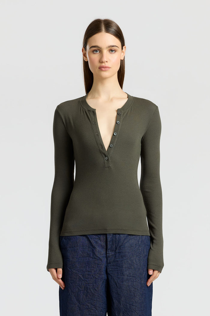 cotton citizen Verona Henley Alpine