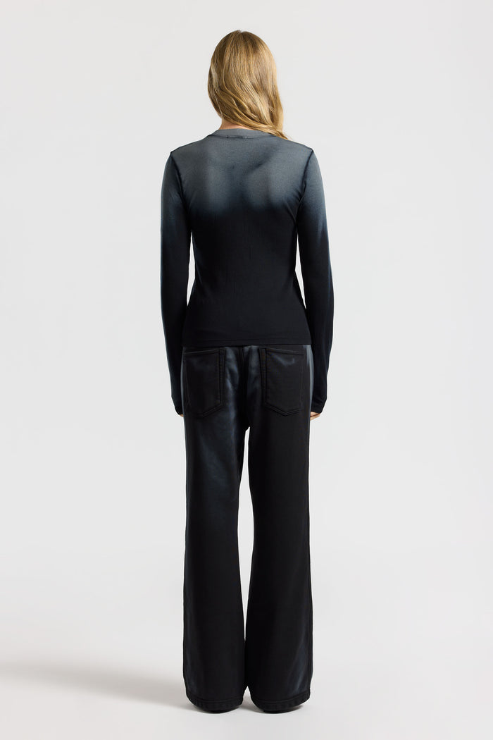 Cotton Citizen Verona Henley Black Cast