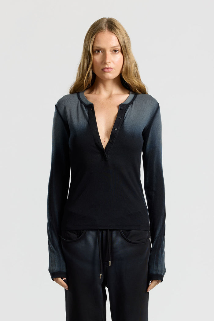 cotton citizen Verona Henley Black Cast