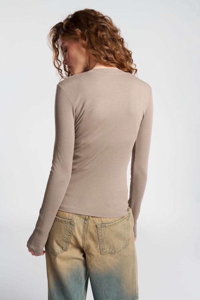 Cotton Citizen Verona Henley Dove