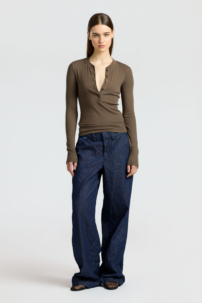 Cotton Citizen Verona Henley Fossil