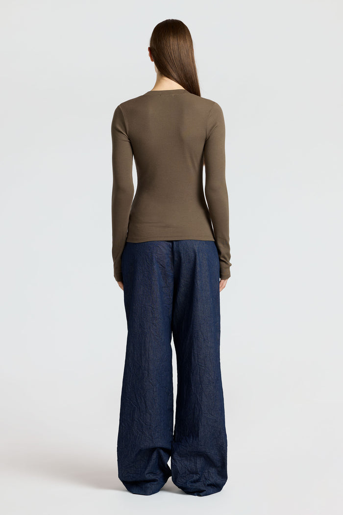 Cotton Citizen Verona Henley Fossil