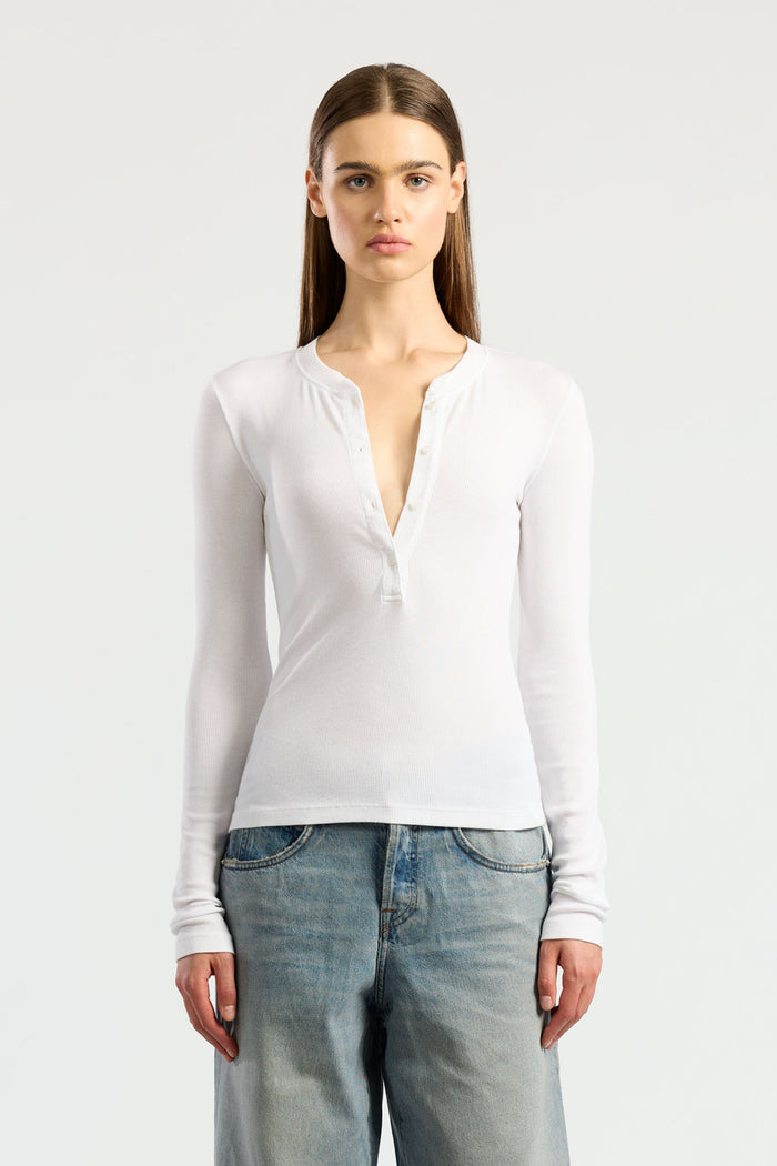 cotton citizen Verona Henley White