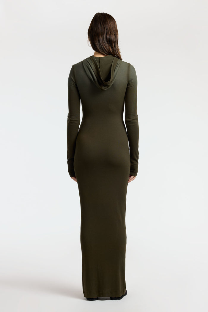 Cotton Citizen Verona Hoodie Dress Alpine Cast