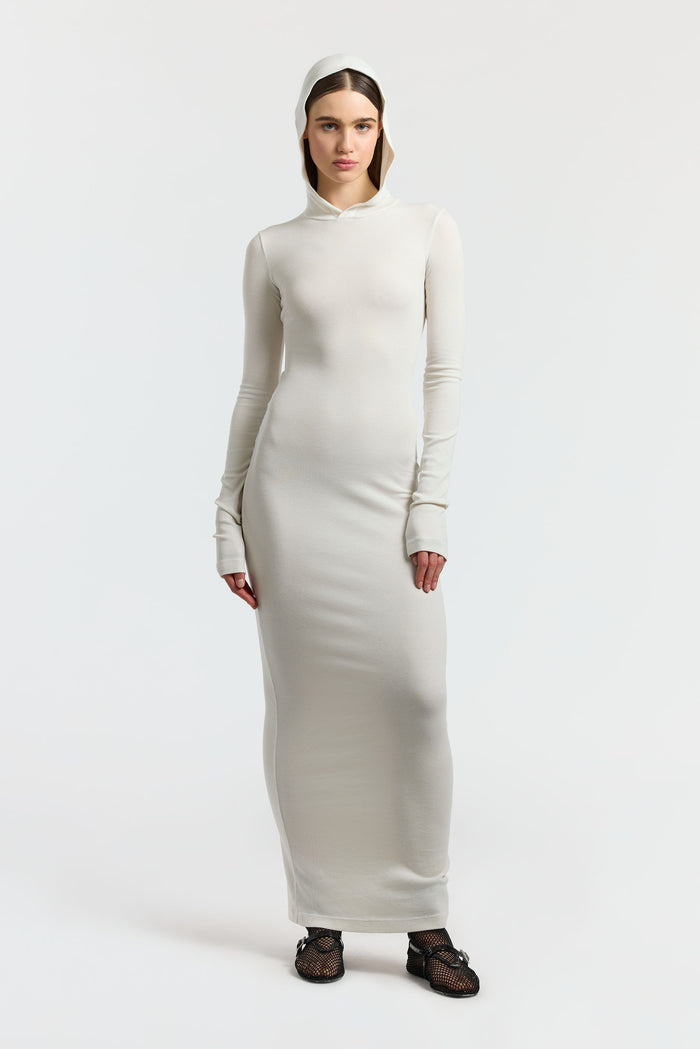 cotton citizen Verona Hoodie Dress Bone