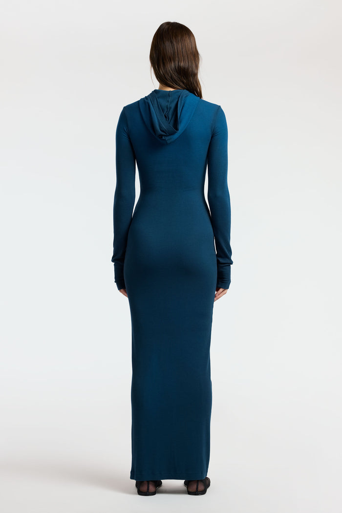 Cotton Citizen Verona Hoodie Dress Harbor Cast