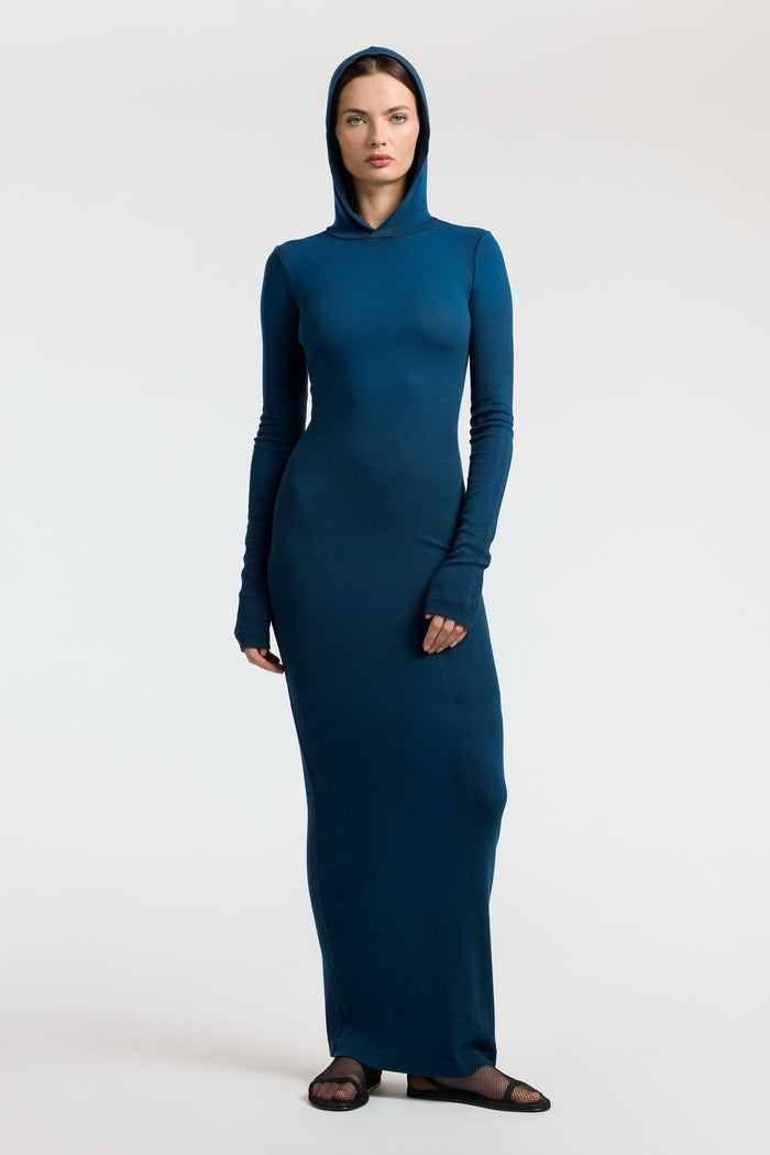 cotton citizen Verona Hoodie Dress Harbor Cast