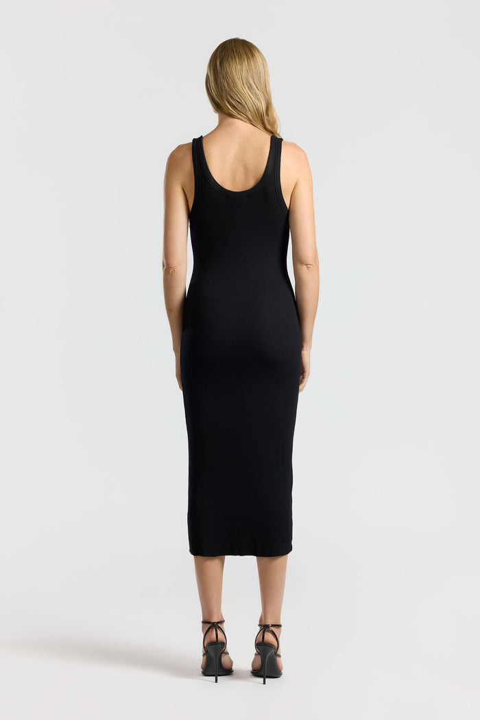 Cotton Citizen Verona Midi Dress Jet Black