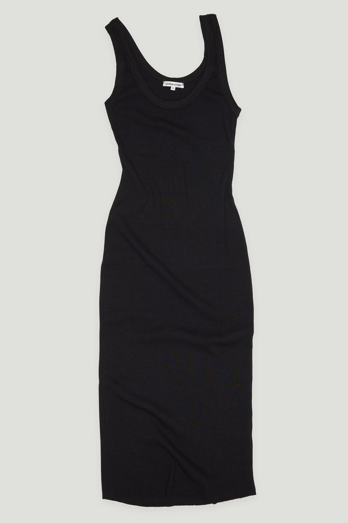 Cotton Citizen Verona Midi Dress Jet Black