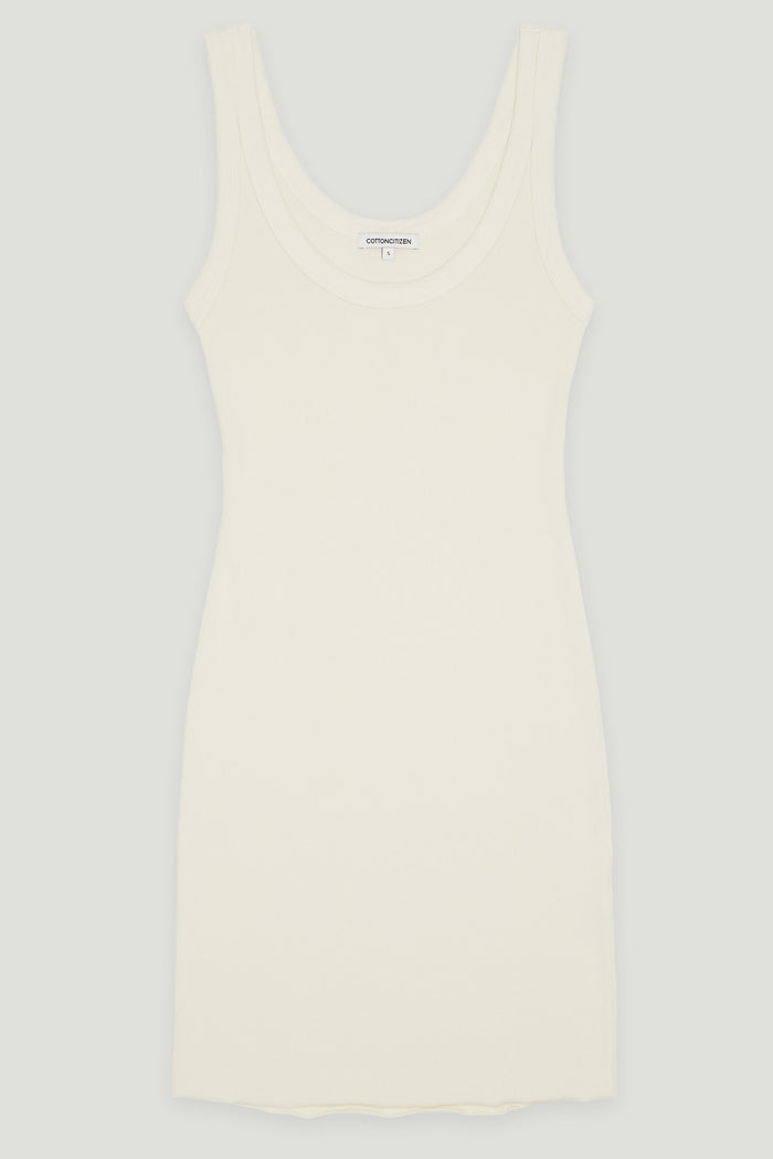 Cotton Citizen Verona Mini Dress Bone