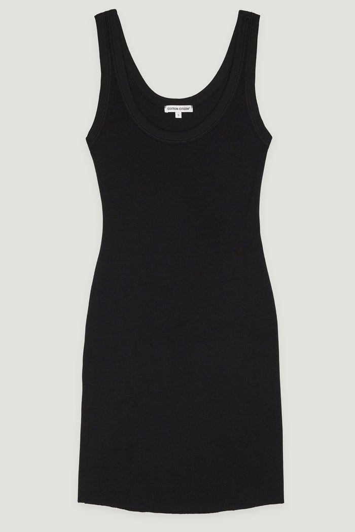 Cotton Citizen Verona Mini Dress Jet Black