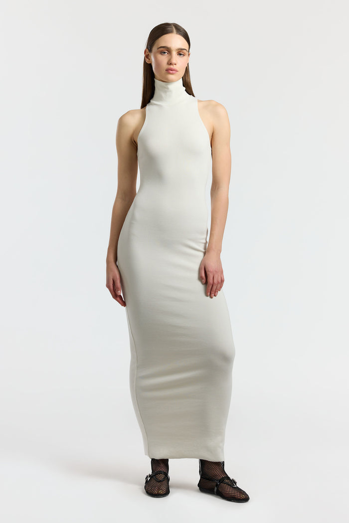 cotton citizen Verona Sleeveless Maxi Dress Bone