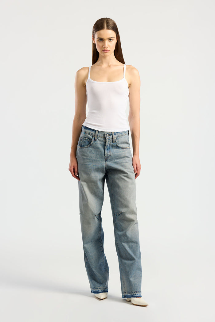 Cotton Citizen Verona Spaghetti Tank White