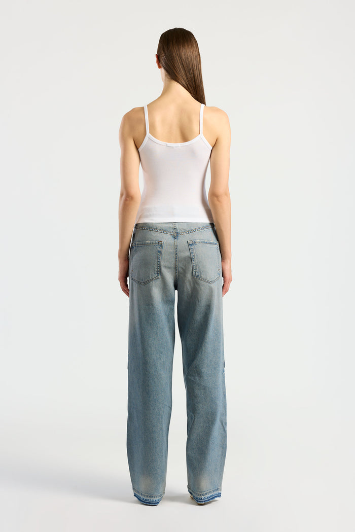 Cotton Citizen Verona Spaghetti Tank White