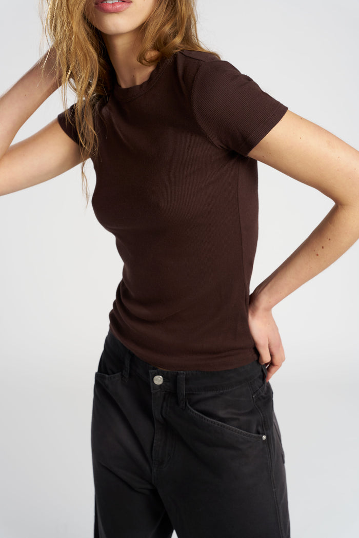 Cotton Citizen Verona Tee Chocolate
