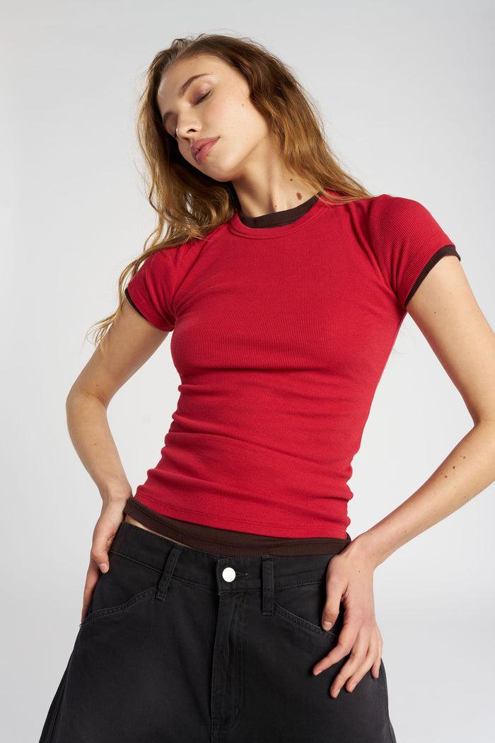 Cotton Citizen Verona Tee Crimson