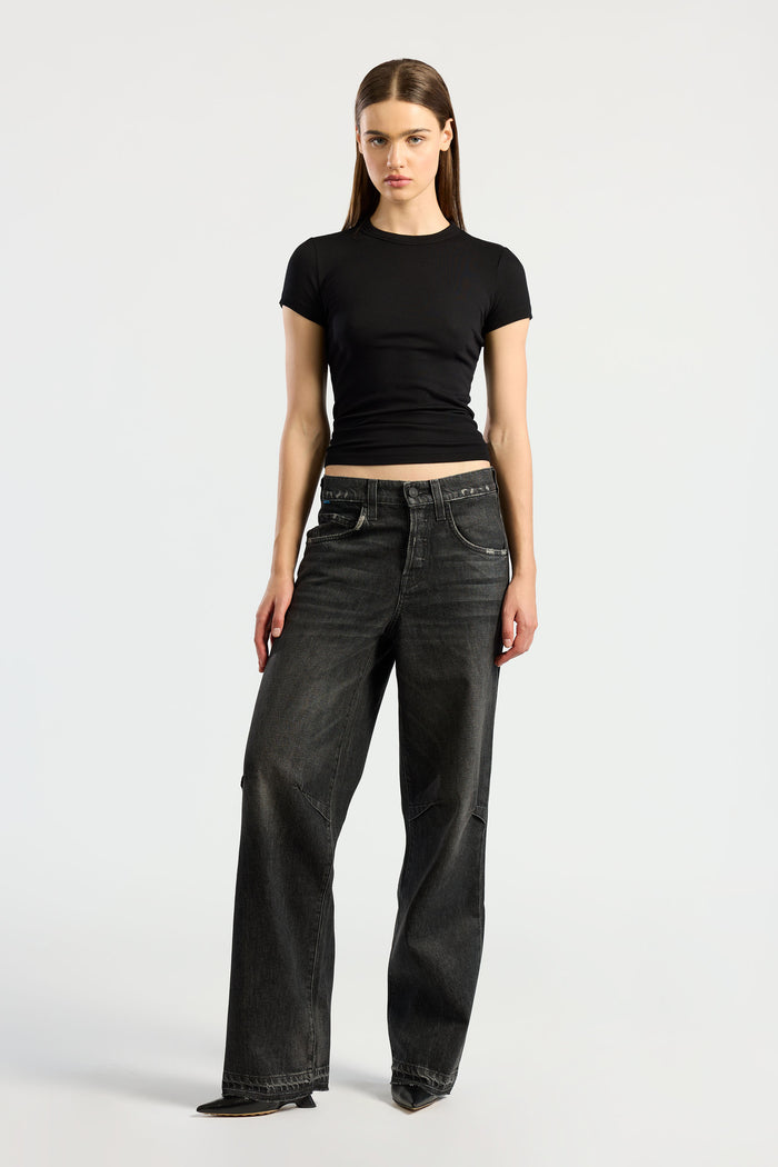 Cotton Citizen Verona Tee Jet Black