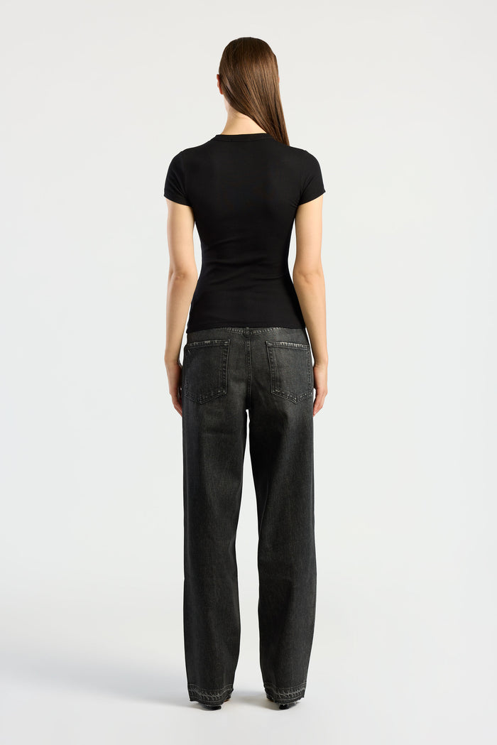 Cotton Citizen Verona Tee Jet Black