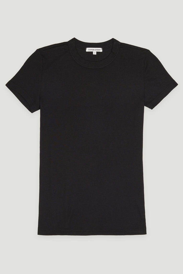 Cotton Citizen Verona Tee Jet Black