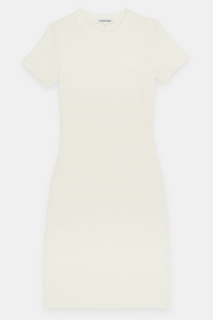 Cotton Citizen Verona Tee Mini Dress Bone