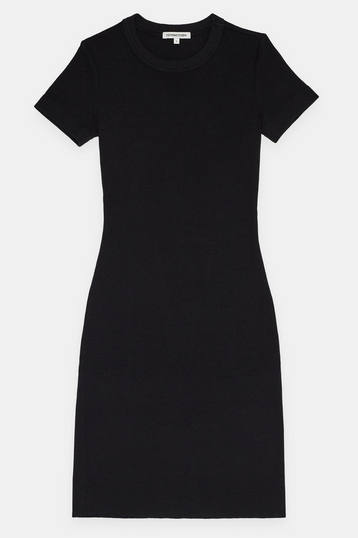 Cotton Citizen Verona Tee Mini Dress Jet Black