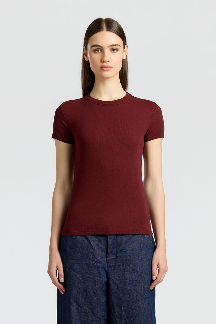cotton citizen Verona Tee Red Wine