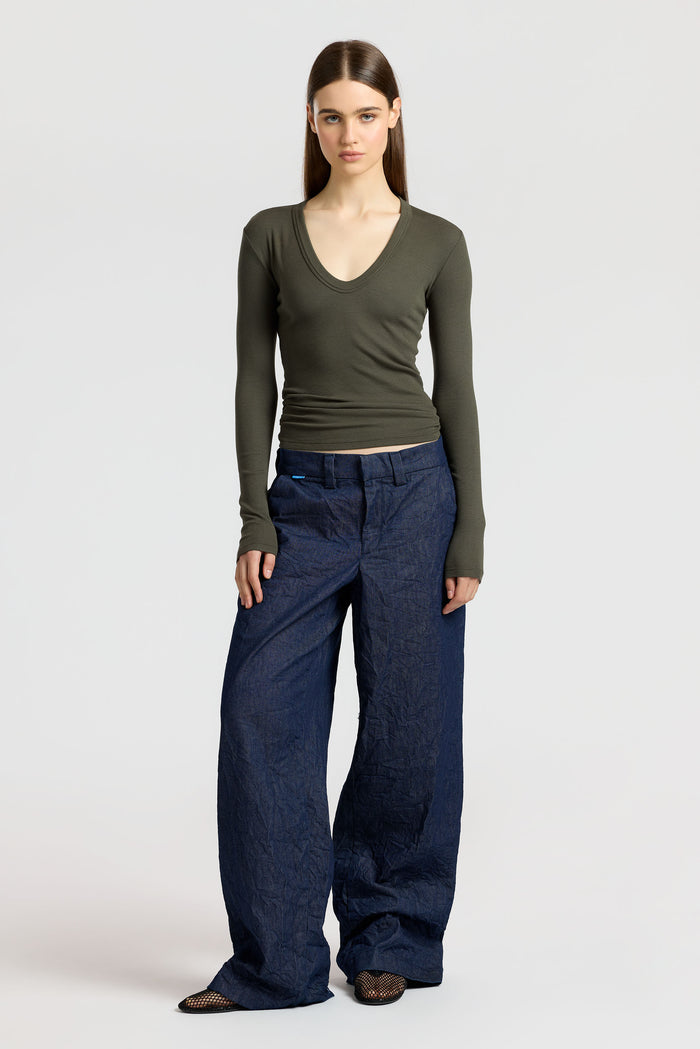 Cotton Citizen Verona U-Neck Shirt Alpine