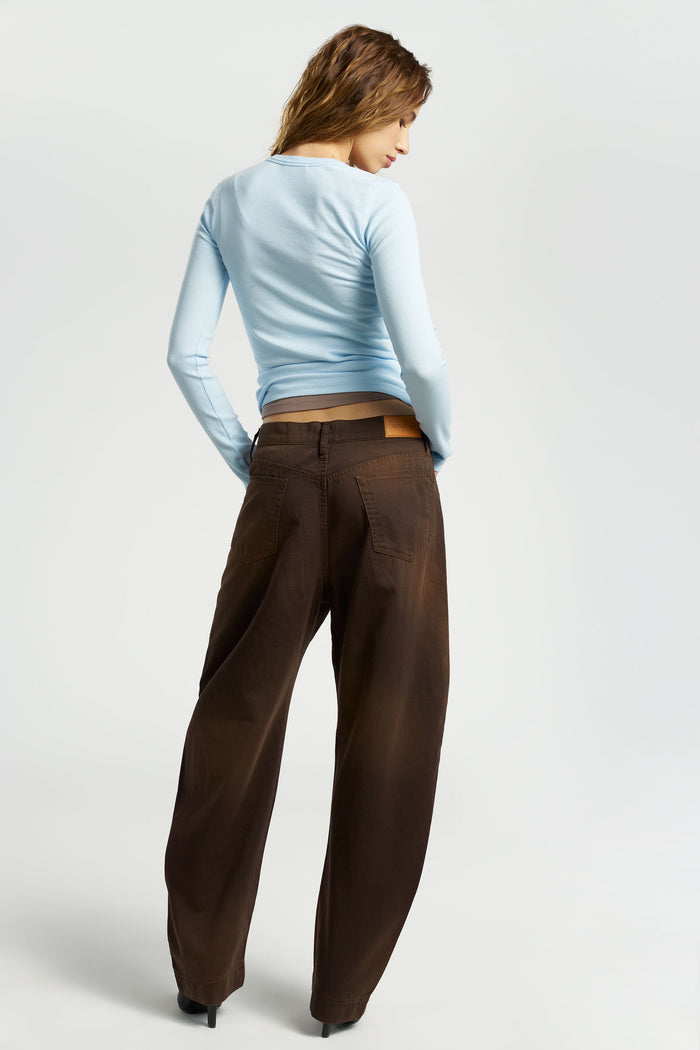 Cotton Citizen Verona U-Neck Shirt Powder Blue