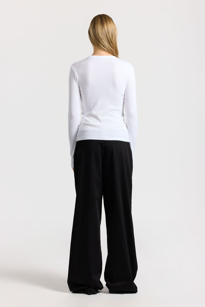 Cotton Citizen Verona U-Neck Shirt White