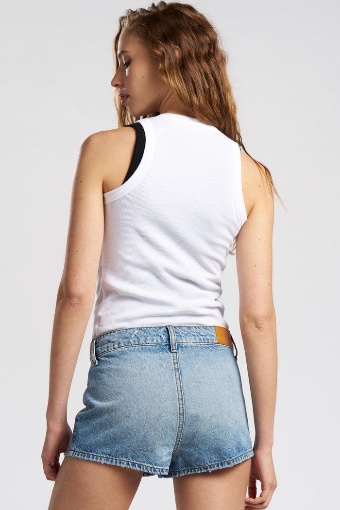 Cotton Citizen Verona U-Neck Tank White