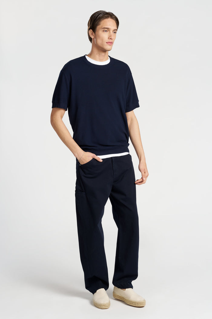 Cotton Citizen Hendrix Short Sleeve Crew Super Navy