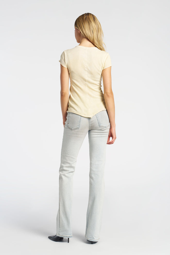 Cotton Citizen Marbella Cap Sleeve Tee Vintage Butter