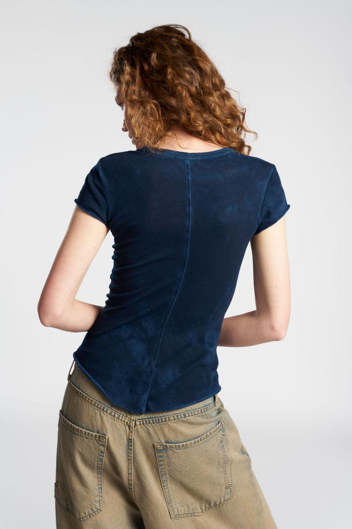 Cotton Citizen Marbella Cap Sleeve Tee Vintage Navy